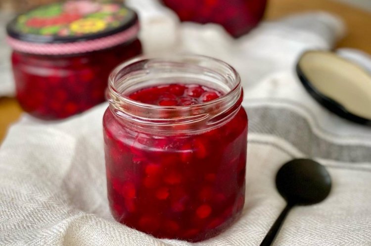 Быстрое варенье из калины