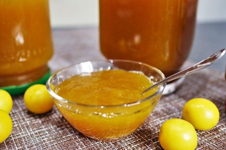 Джем из алычи с апельсином