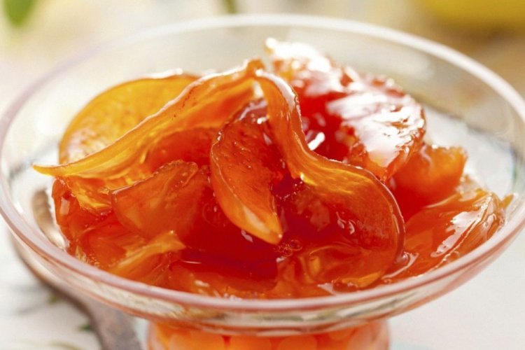 Варенье из яблок дольками с коньяком