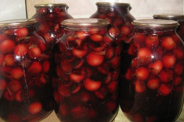 Компот из терна и винограда на зиму