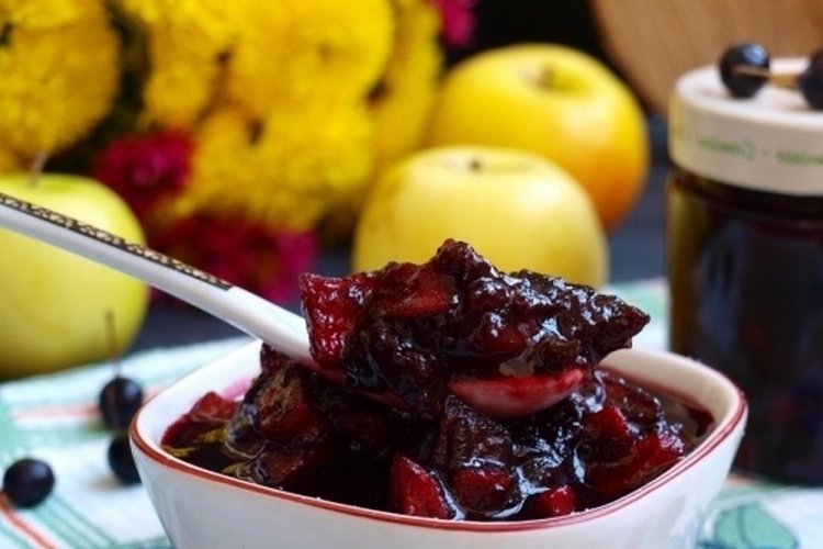 Варенье из терна и яблок на зиму