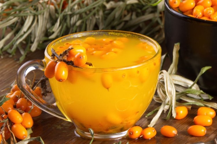 Летний компот из облепихи