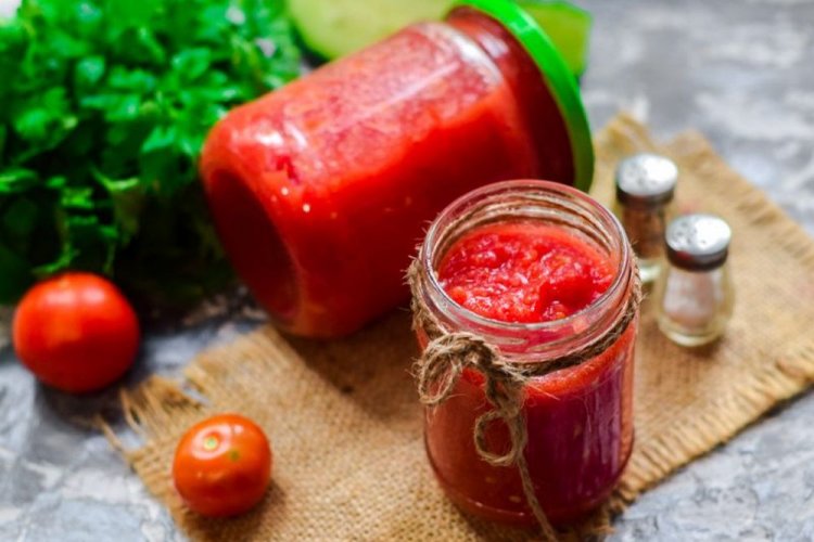 Томатная паста со стерилизацией