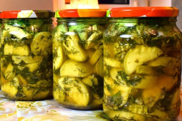 Маринованные кабачки «Пальчики оближешь» на зиму