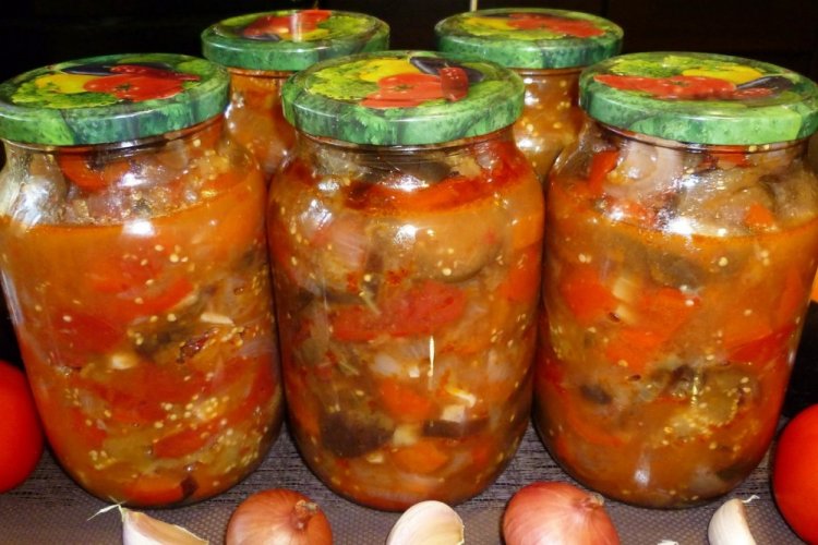 Лечо из баклажанов и кабачков на зиму