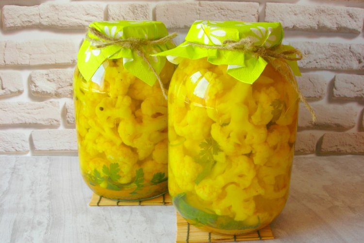Маринованная цветная капуста «Золотистая»