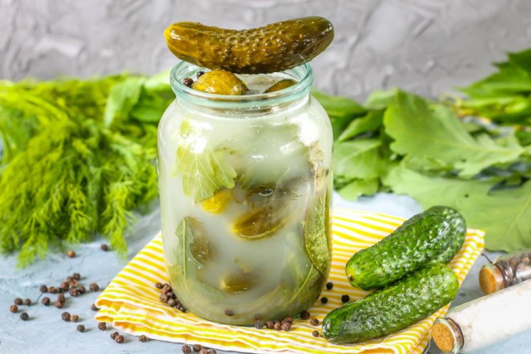 Квашеные огурцы с горчицей на зиму