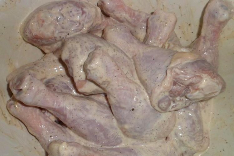 Молочный маринад для куриных ножек