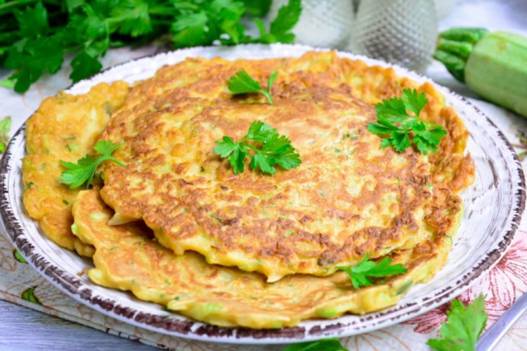 Лепешки из молодых кабачков