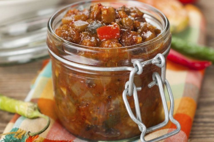 Баклажаны с овощами по-грузински на зиму