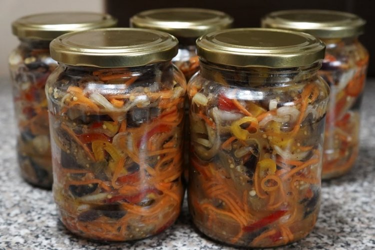 Баклажаны по-китайски на зиму