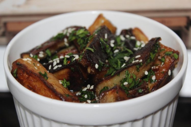 Баклажаны с кетчупом по-китайски