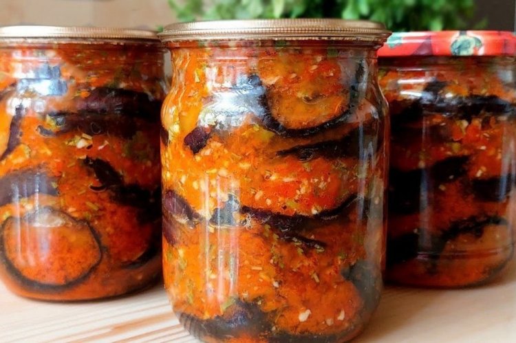 Жареные баклажаны по-грузински на зиму