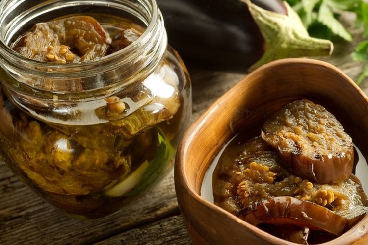 Жареные баклажаны без уксуса