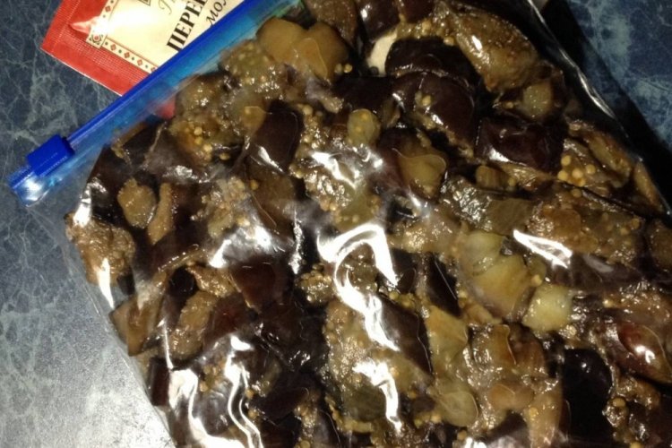 Замороженные жареные баклажаны на зиму