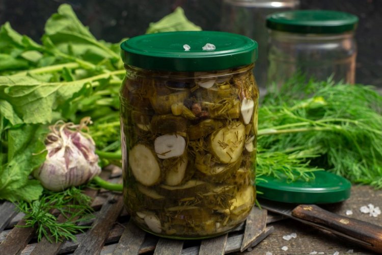 Салат «Нежинский» без стерилизации