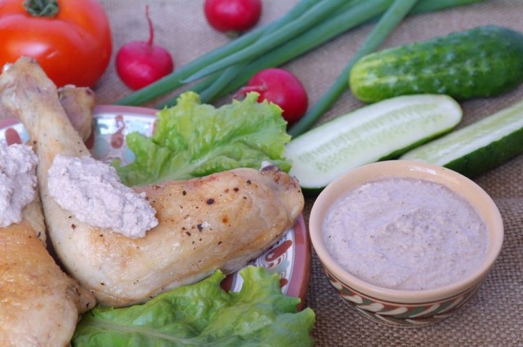 Ореховый соус для курицы