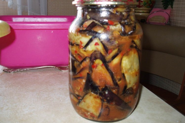 Язычки из баклажанов