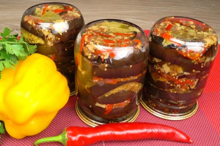Баклажаны с медом на зиму