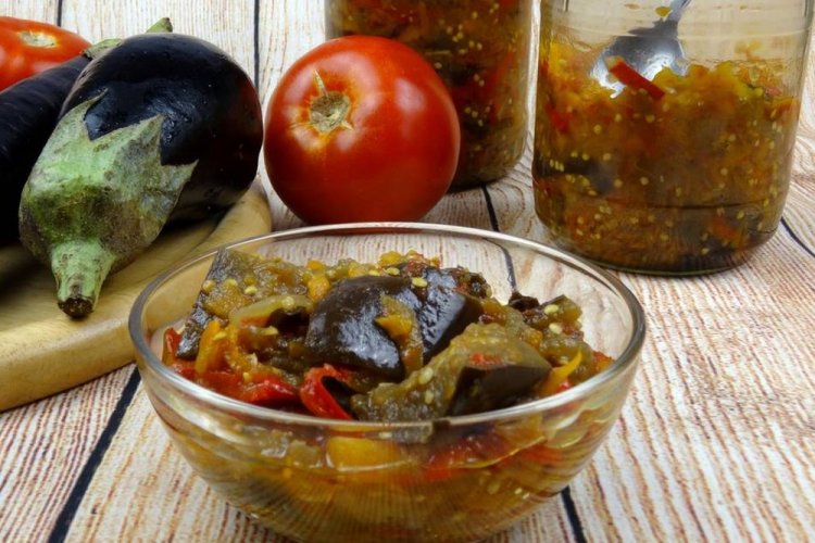 Лечо из баклажанов на зиму