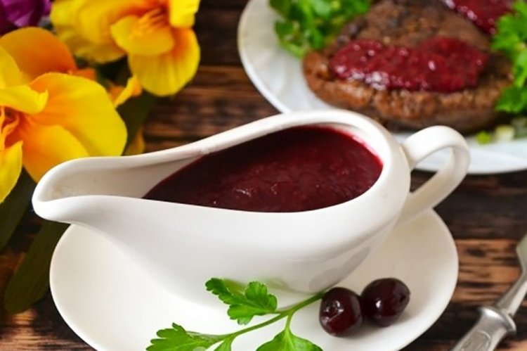 Вишневый соус к мясу