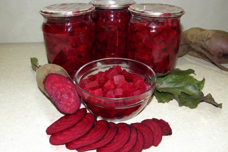 Маринованная свекла кубиками на зиму