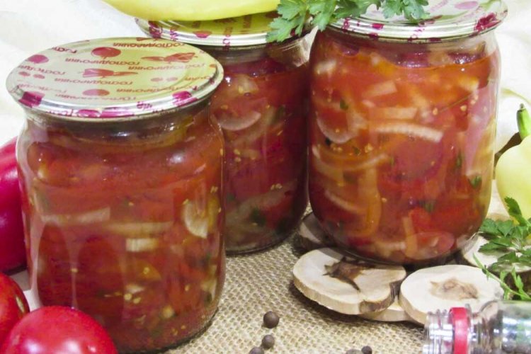 Салат «Донской» с яблоками на зиму