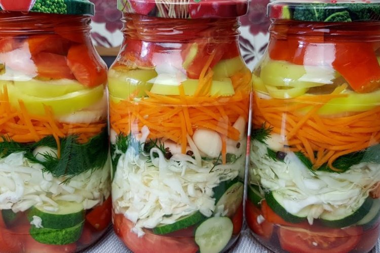 Салат «Донской» слоями на зиму