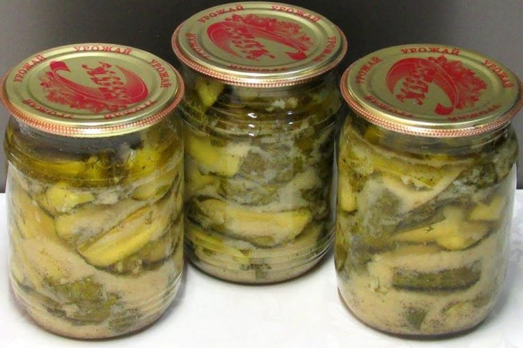 Огурцы по-фински с горчичным порошком