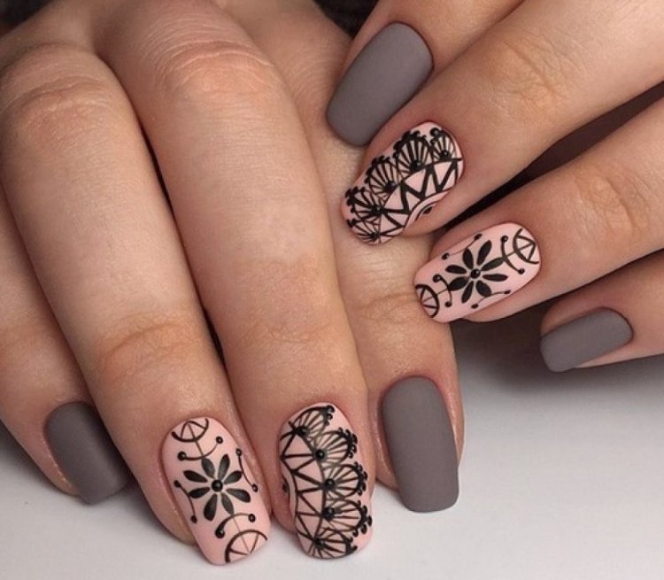 Орнаменты на ногтях