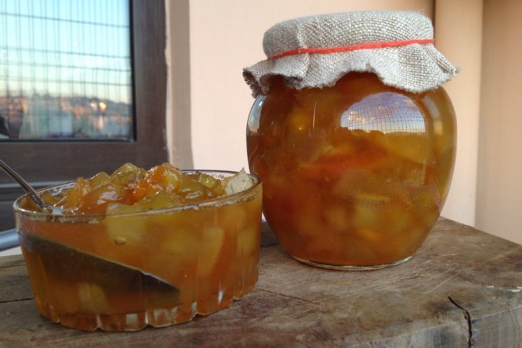 Варенье из дыни с яблоками