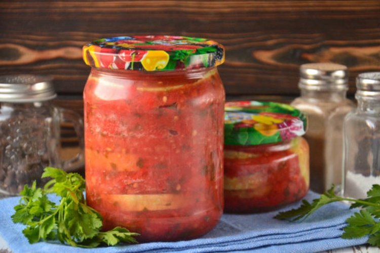 Острые кабачки по-грузински