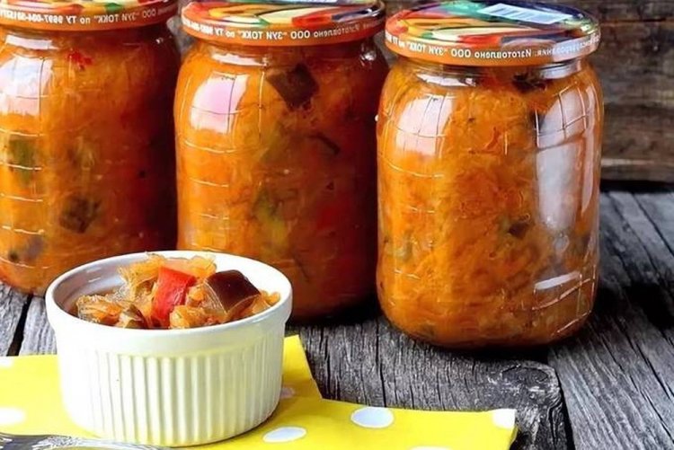 Солянка с баклажанами на зиму