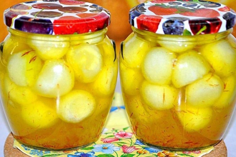 Пряный компот из дыни на зиму