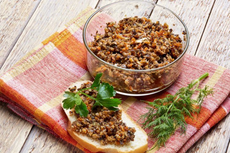 Грибная икра из опят на зиму