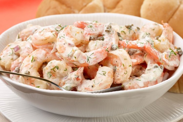 Сливочно-чесночный соус для креветок