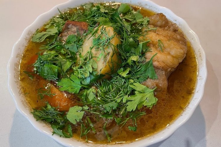 Шурпа в афганском казане