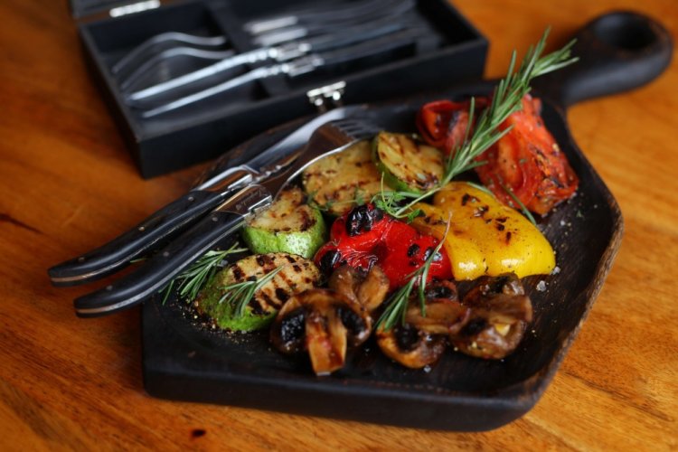 Запеченные овощи на электрогриле