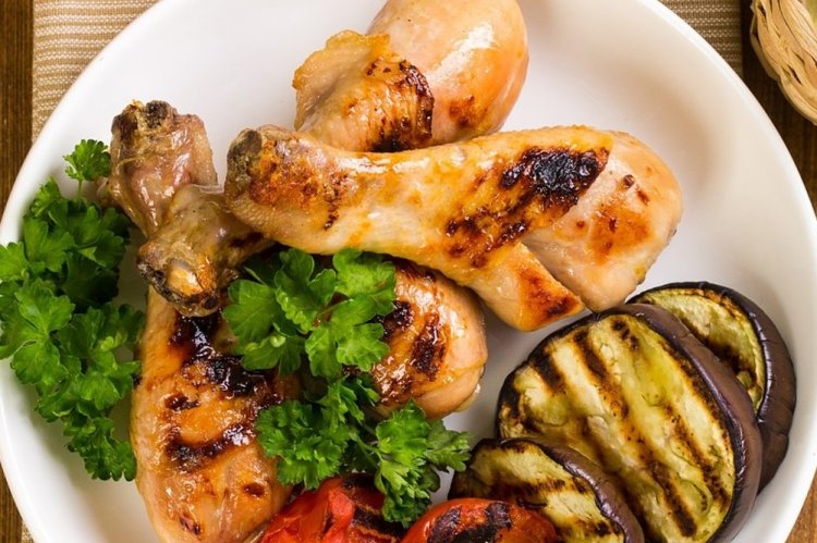 Куриные ножки на электрогриле