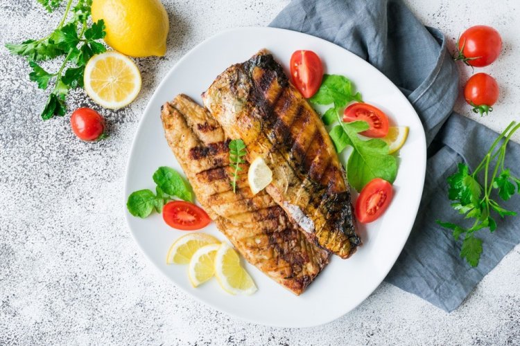 Скумбрия на гриле