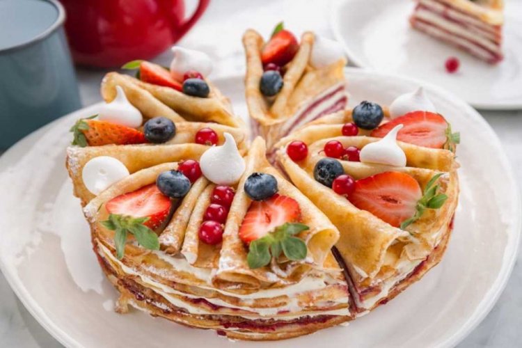 Блинный торт «Лето»