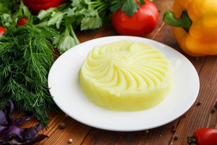 Картофельное пюре с майонезом