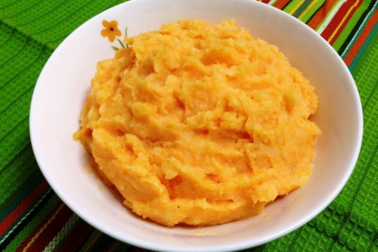 Картофельное пюре с морковью