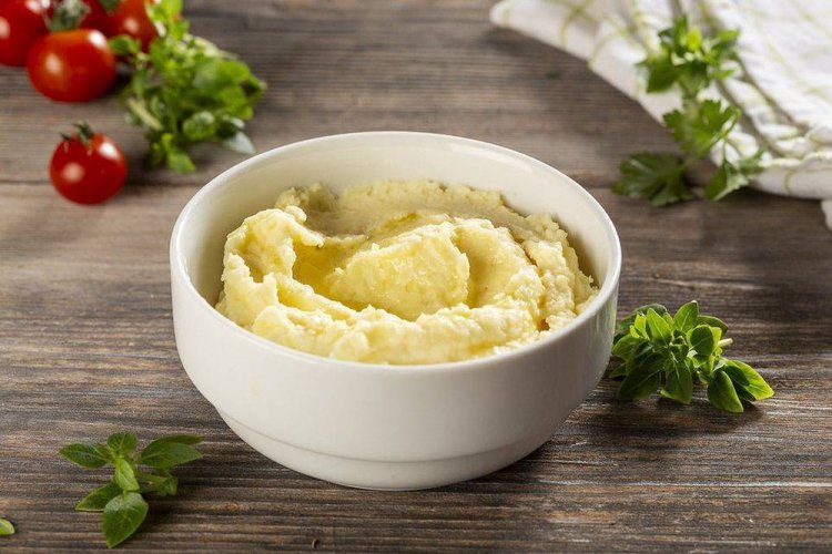 Картофельное пюре с яйцом