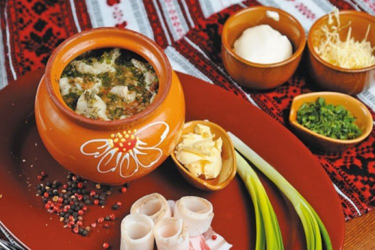 Пельмени с печенью и салом в духовке