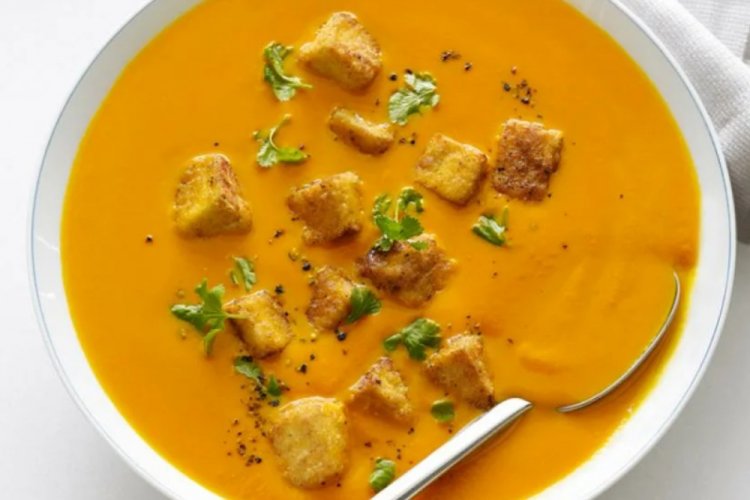 Чечевичный суп с тофу