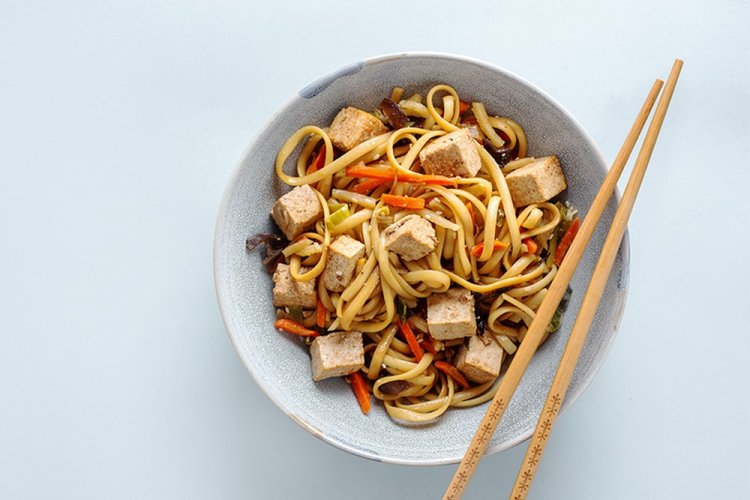 Лапша с тофу