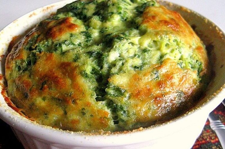 Суфле из тофу и шпината