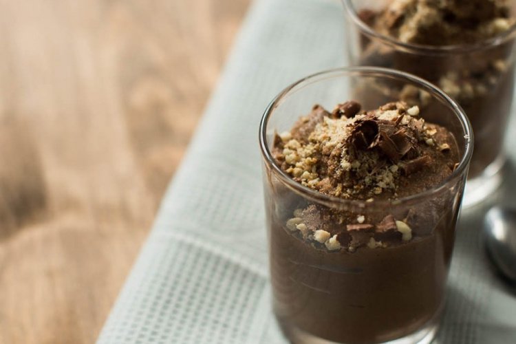 Шоколадный мусс с тофу