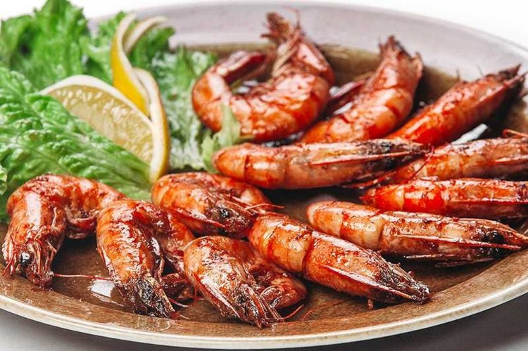 Лангустины в томатно-медовом маринаде на мангале